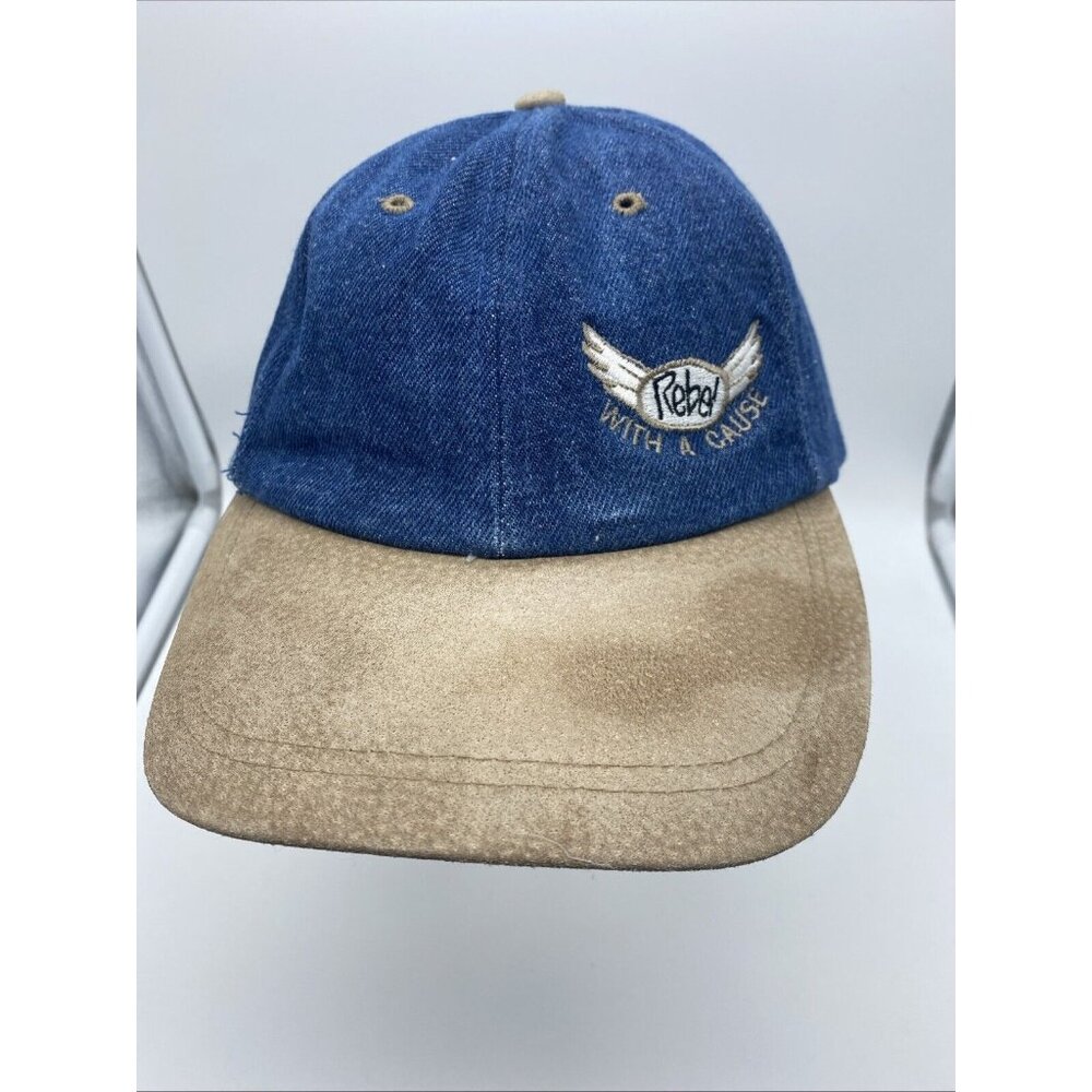 Franklin Graham Festivals Blue Denim Baseball Hat Cap Strapback Rebel w/ A Cause